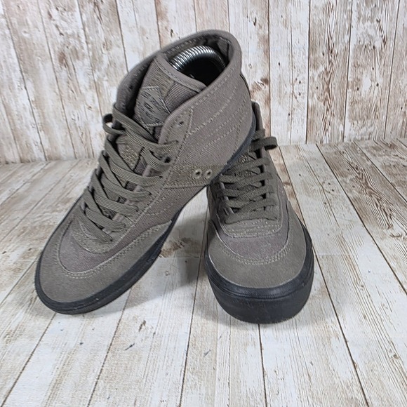 Vans Robert‎ Crumb Skate High Top Sneakers Gray Canvas Shoes Size Men's 5 - Picture 5 of 8